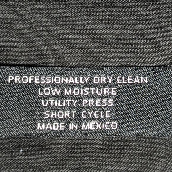 Jos A Bank 42R Executive Collection Wool Black Tuxedo Pants Satin Stripe Men - Picture 5 of 5